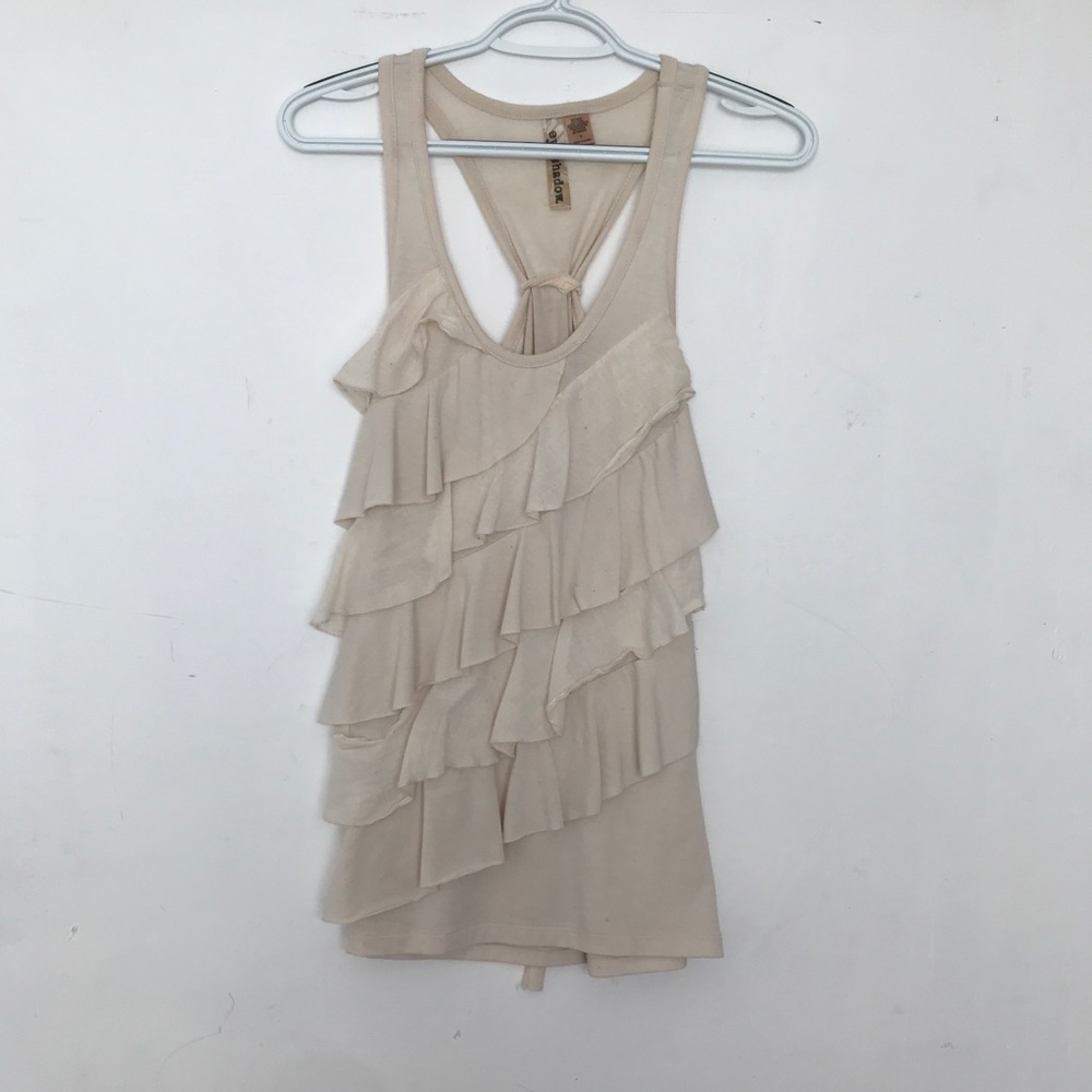 Cute ruffled tank top